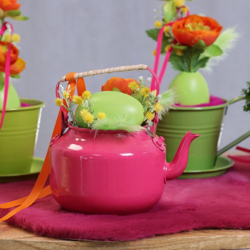 gjenstander Tekanne, nostalgisk landlig stil, dekorativ for stue eller kjøkken, 15 cm