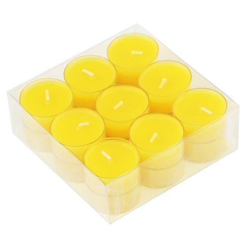 Floristik24 Telys gul 18 stk