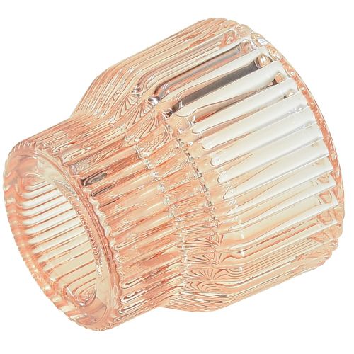 gjenstander Telysglass telysholder tonet glass Ø5,5cm H5cm 2stk