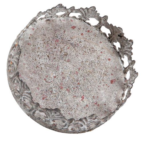 Floristik24 Telysholder for å plugge inn vintage Ø7cm H7,5cm grå 4 stk