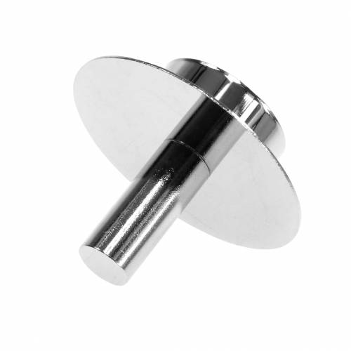 Floristik24 Telysholder til flasker sølv Ø7,5cm H6cm