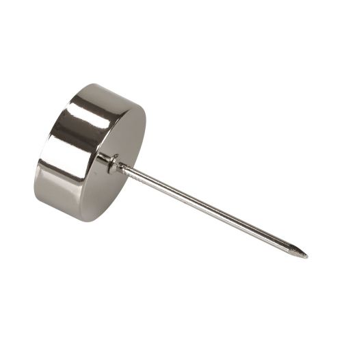 gjenstander Telysholder for å stikke adventskrans sølv Ø4cm 8 stk