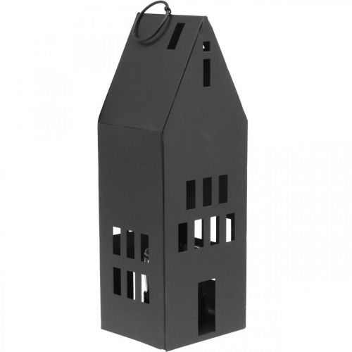 Floristik24 Telyshus, lykthus metall sort Ø4,4cm H26cm