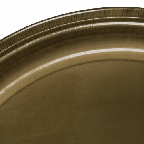 Floristik24 Dekorativ plate av metallbronse med glasureffekt Ø50cm