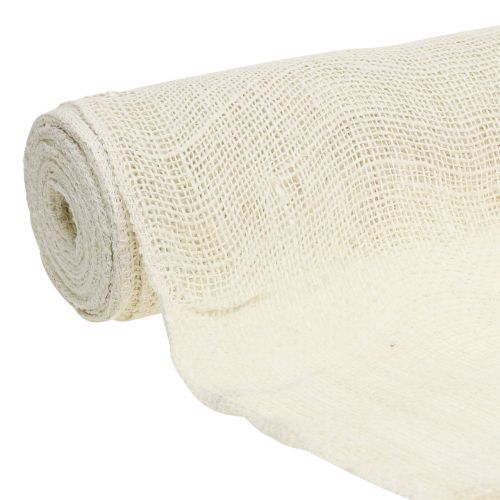 Floristik24 Duk jute bleket 50cm x 910cm