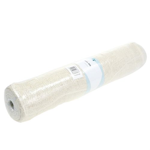 Floristik24 Duk jute bleket 50cm x 910cm