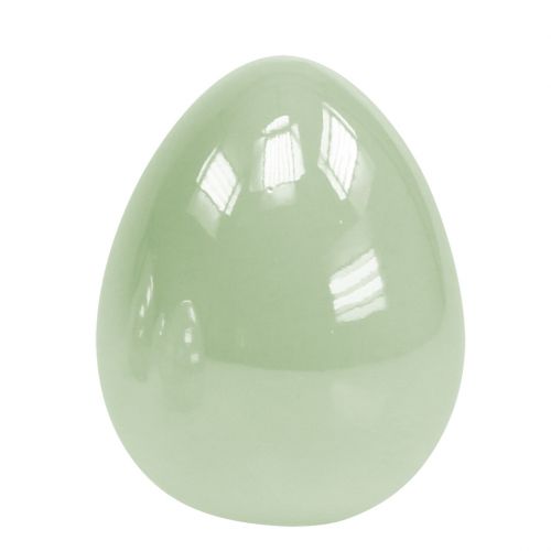 Floristik24 Borddekorasjon egg pastellgrønn 15cm