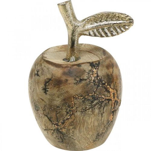 Floristik24 Borddekor tre eple Tre dekorasjon deco eple H13,5cm Ø8cm 2stk