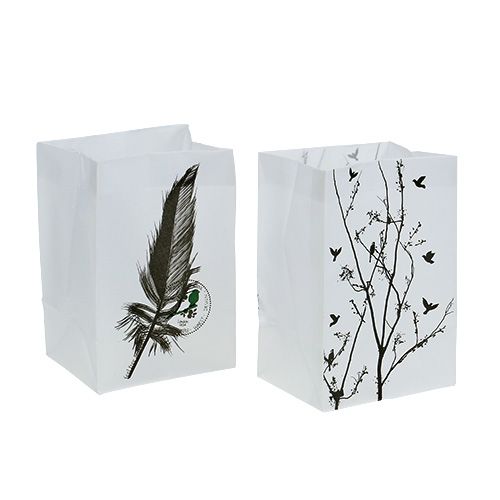 Floristik24 Bordpynt plastpose med motiv 10x8x15cm 8stk