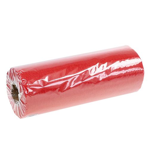 Floristik24 Bordløper fleece rød 23cm 25m