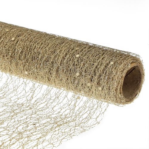 Floristik24 Bordløper bordløper Champagne Glitter B35cm L200cm