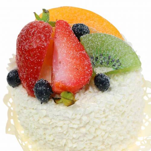 Floristik24 Dekorative tarteletter med frukt jordbærmat kopi 7cm