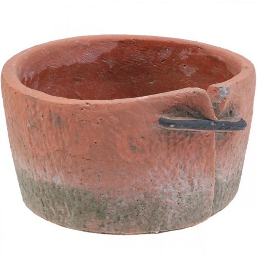 gjenstander Betong blomsterpotte cachepot terracotta potte Ø18,5cm H10,5cm