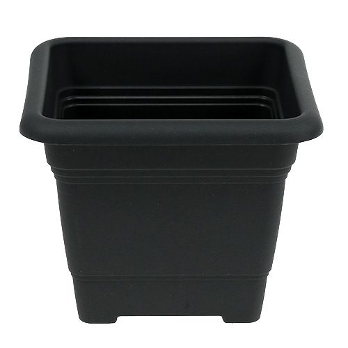 Floristik24 Gryte "Nora" 28cm x 28cm H22cm antrasitt, 1p