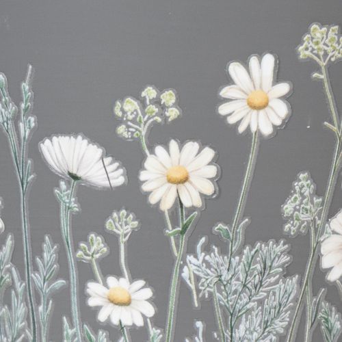 gjenstander Blomsterpotte med tusenfrydmotiv for stilig interiørdesign, 11 cm, 4 deler