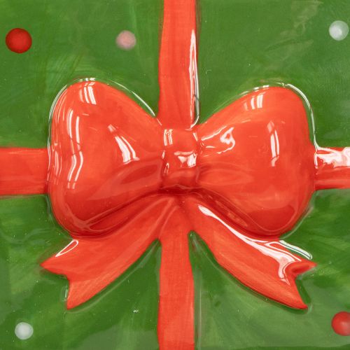 gjenstander Keramisk juledekorasjonsplankemaker gavedesign med søte føtter