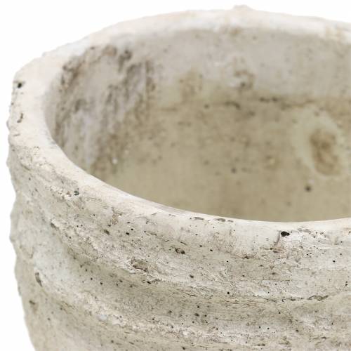 Floristik24 Plantegryte hvit antikk Ø12,5cm H11cm 2stk