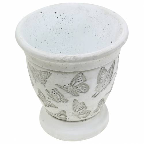 Floristik24 Plantepotte, kopp med sommerfugler Ø12,5cm H13cm 2stk