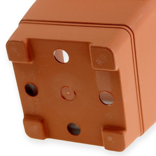 Floristik24 Blomsterpotte "Nora" 14cm x 14cm H11cm terrakotta, 1p