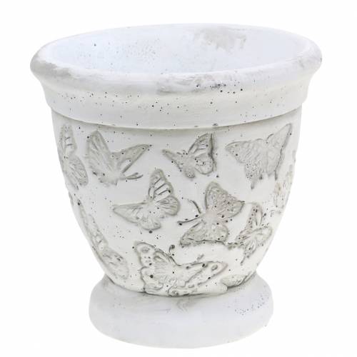 Floristik24 Plantegrytekopp med sommerfugler Ø11cm H10cm 6stk