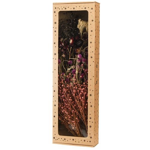 gjenstander Tørkede blomster lilla kløver halm blomster lin dill 35cm 150g