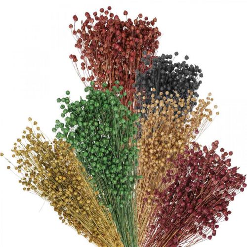 gjenstander Tørt gress dekorativ lin ulike farger H50cm 80g