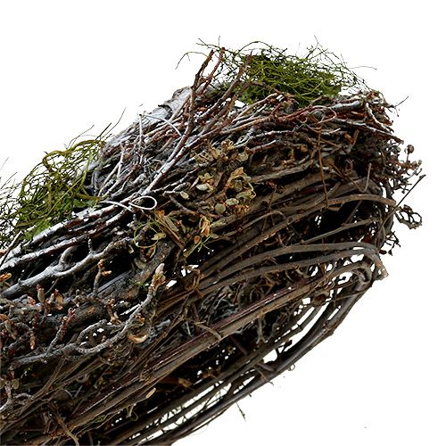 Floristik24 Dørkrans med mose Ø28cm grå, grønn