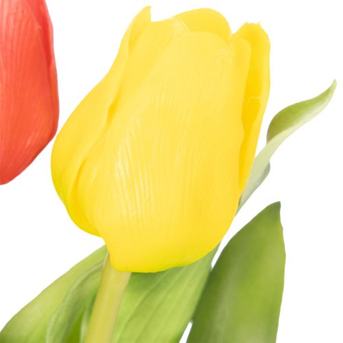 gjenstander Kunstige tulipaner, rustikk vårdekorasjon til enhver bordvase, 30 cm, 7 stk.