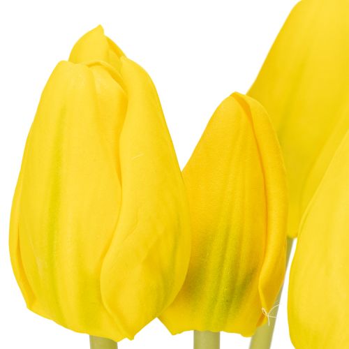 gjenstander Kunstige tulipanblomster for realistisk vårdekorasjon i stue eller kontor, 40 cm, 7 stk.