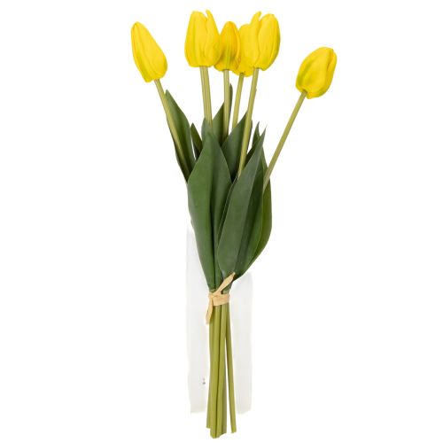 gjenstander Kunstige tulipanblomster for realistisk vårdekorasjon i stue eller kontor, 40 cm, 7 stk.