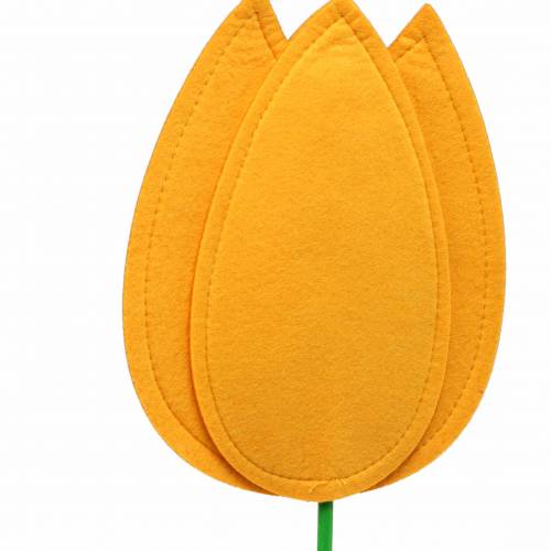 Floristik24 Filtblomst tulipan gul H68cm