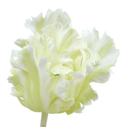 gjenstander Kunstig hvit tulipan 70cm
