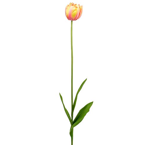 Floristik24 Tulipaner rosa-gul 86cm 3stk