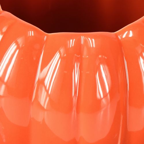 Floristik24 Plantepotte keramisk gresskar oransje assortert Ø14cm H10cm 2 stk