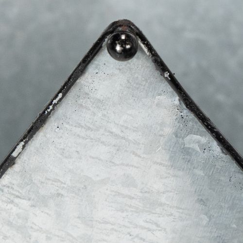 gjenstander Blomsterpottekrone metall dekorativ sink Ø21,5/19,5/17 cm sett med 3