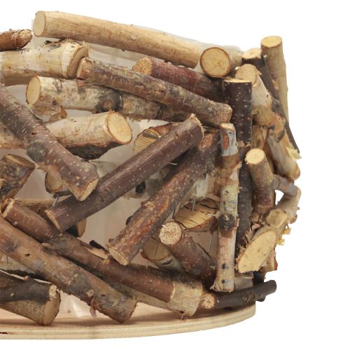 Floristik24 Plantekasseved, blomsterskål, planteskål rund Ø30cm H18cm