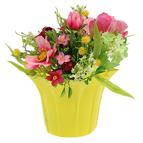 Floristik24 Plast cachepot, assortert Ø14cm 10stk