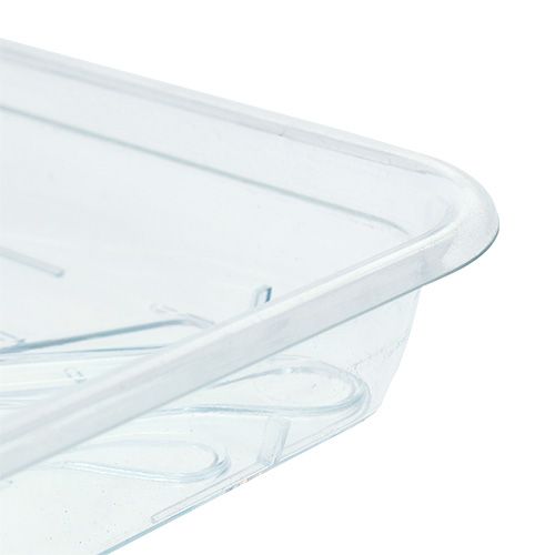 Floristik24 Coaster 20x20cm gjennomsiktig, 1p