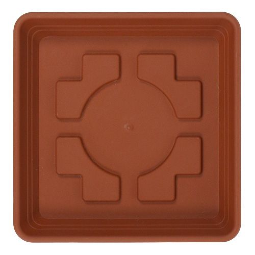 gjenstander Coaster Lara square 20cm x 20cm terracotta 1 stk