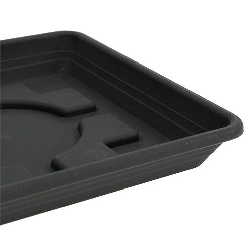 gjenstander Coaster Lara square 29cm x 29cm antrasitt 1 stk