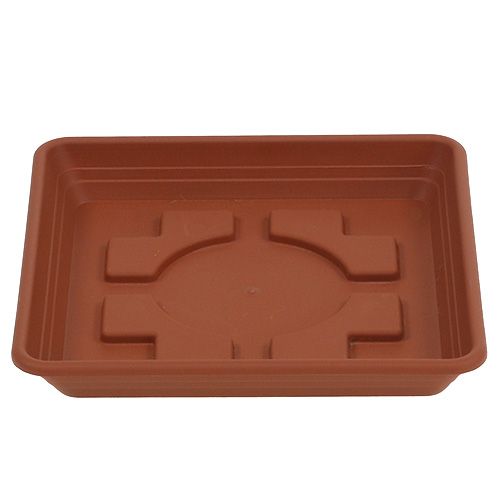 gjenstander Coaster Lara square 29cm x 29cm terracotta 1 stk