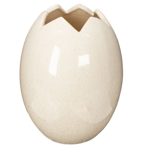 Floristik24 Dekorativ vase eggformet, moderne vårdekorasjon til stue, 26 cm