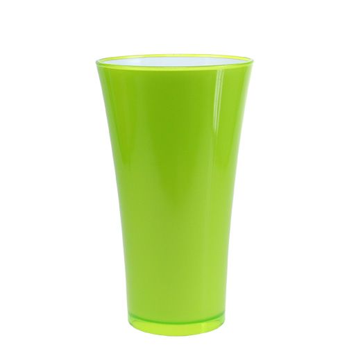 Floristik24 Vase &quot;Fizzy&quot; Ø20cm H35cm eplegrønn, 1stk