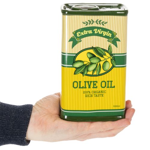 gjenstander Keramisk olivenoljevase - perfekt borddekorasjon for tørkede blomster, 18 cm