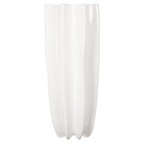 Blomstervase riflet moderne dekorativ vase 38 cm | Floristik24.no