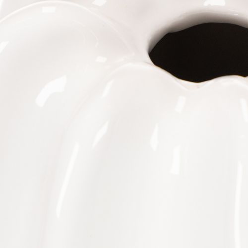Ribbet vase, moderne keramisk vase for tørkede blomster, 40 cm | Floristik24.no