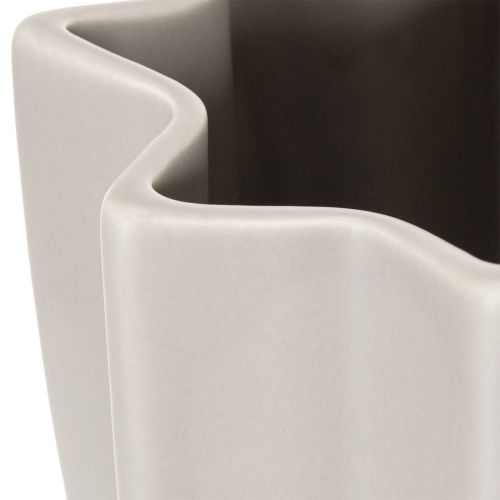 Moderne ribbet vase, høy dekorativ vase for tørkede blomster, 38 cm | Floristik24.no