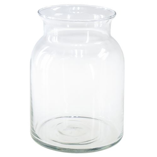 Floristik24 Dekorativ glassvase lanterne glass klar Ø18,5cm H25,5cm