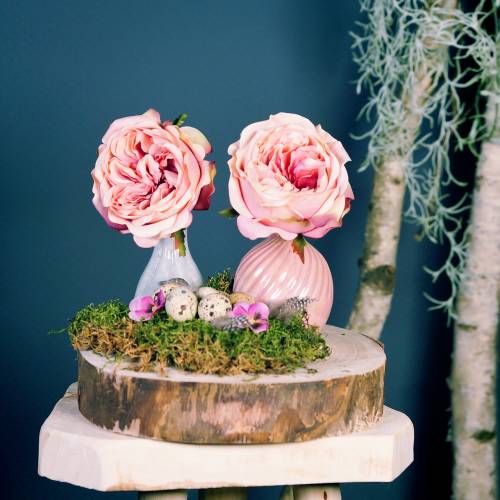 Floristik24 Vase Ø7,5cm H10cm perlemorrosa 6stk