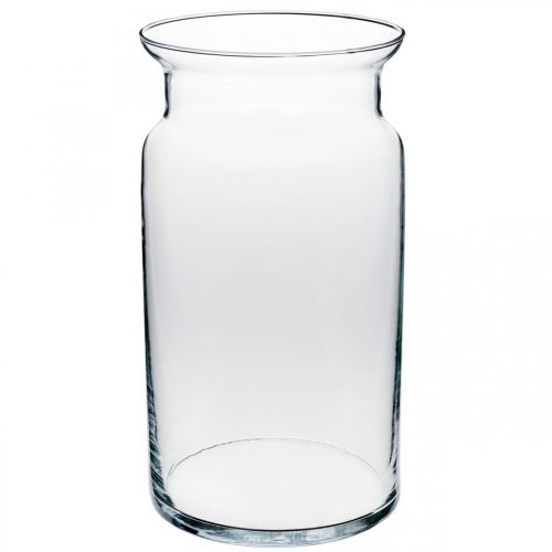 Floristik24 Glassvase, dekorativ vase, lysglass Ø15,5cm H28cm